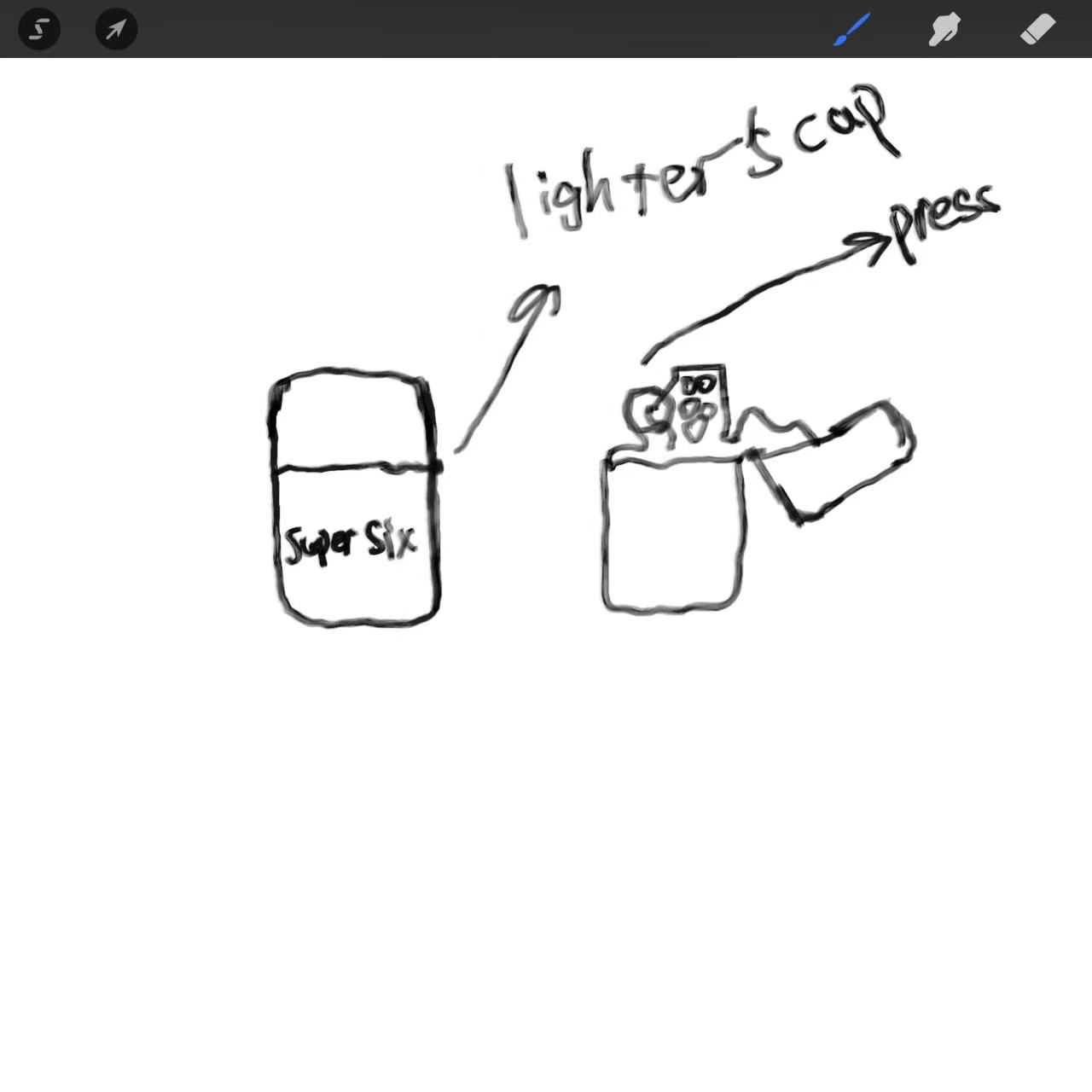 This is an interaction design drawing I created using my iPad.