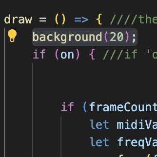 This is my process of learning p5 code.