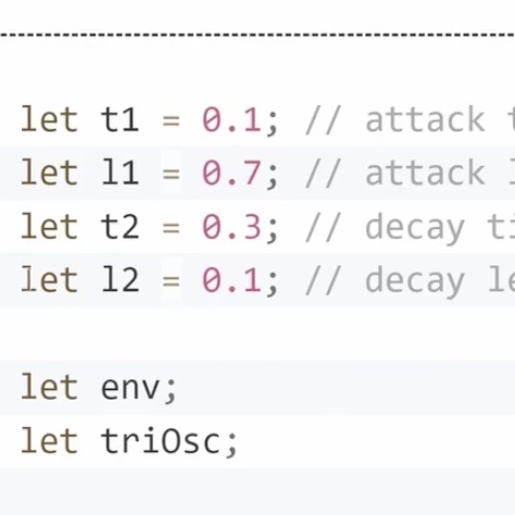 This is my process of learning p5 code.