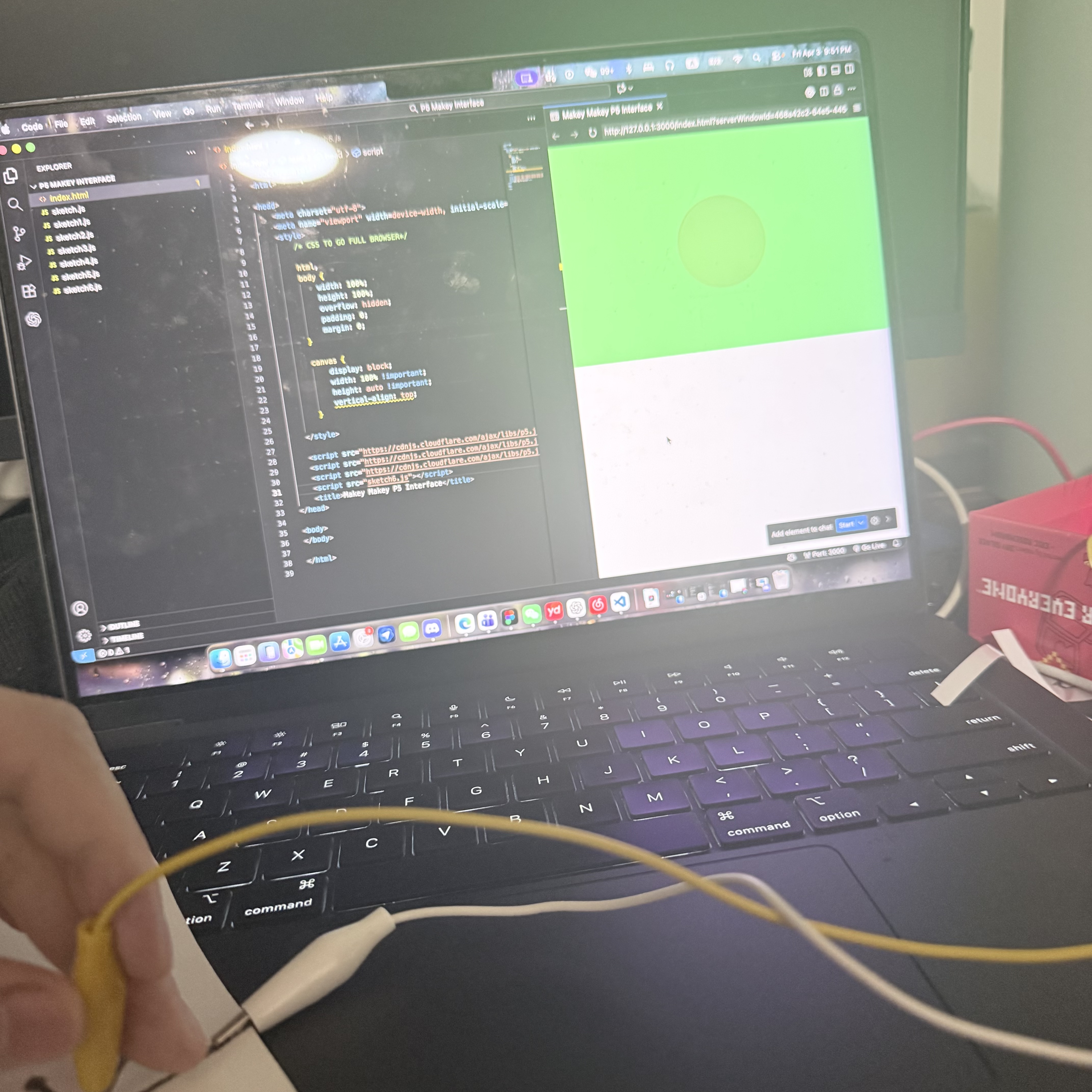 This is the process of me making the prototype of activity two. 