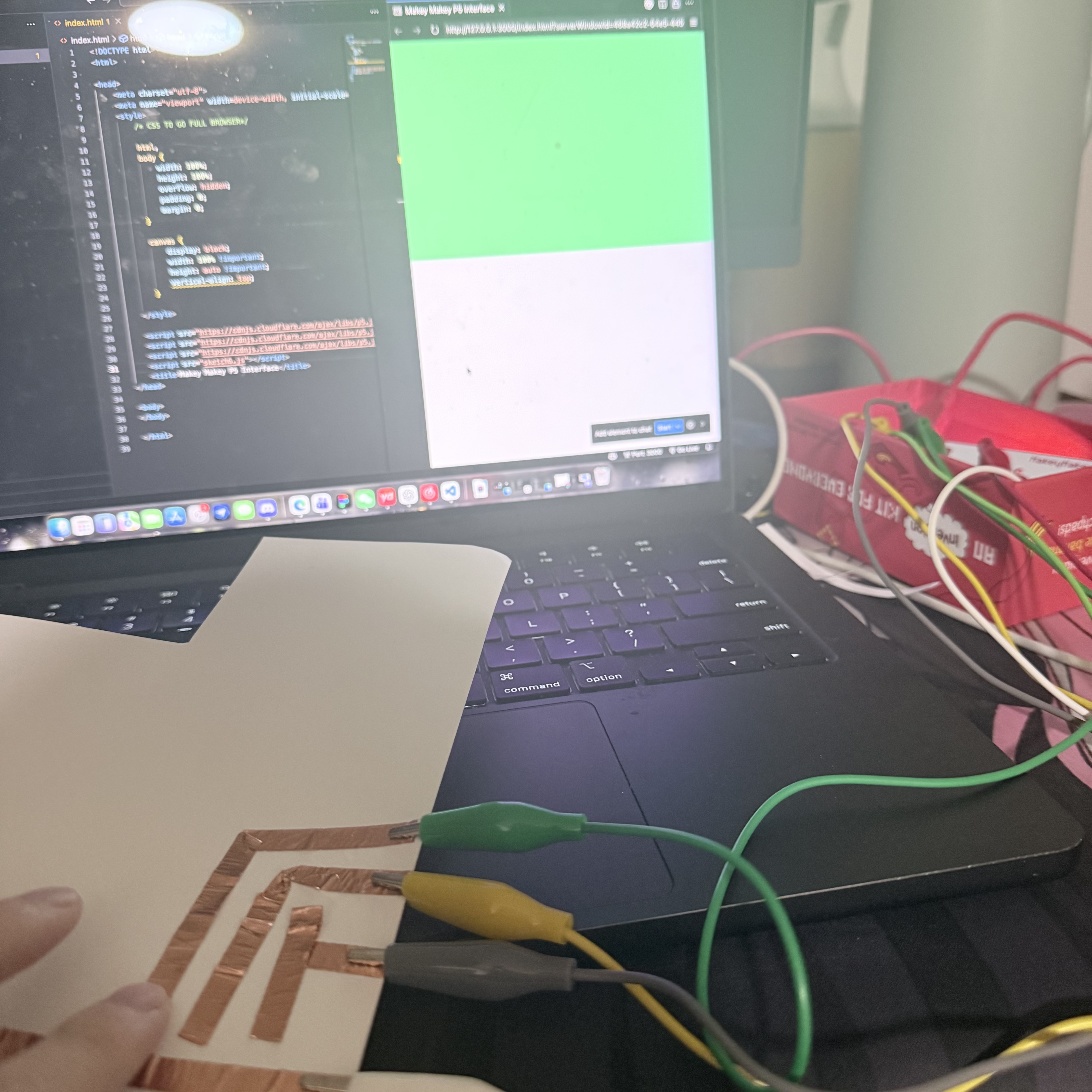 This is the process of me making the prototype of activity two. 