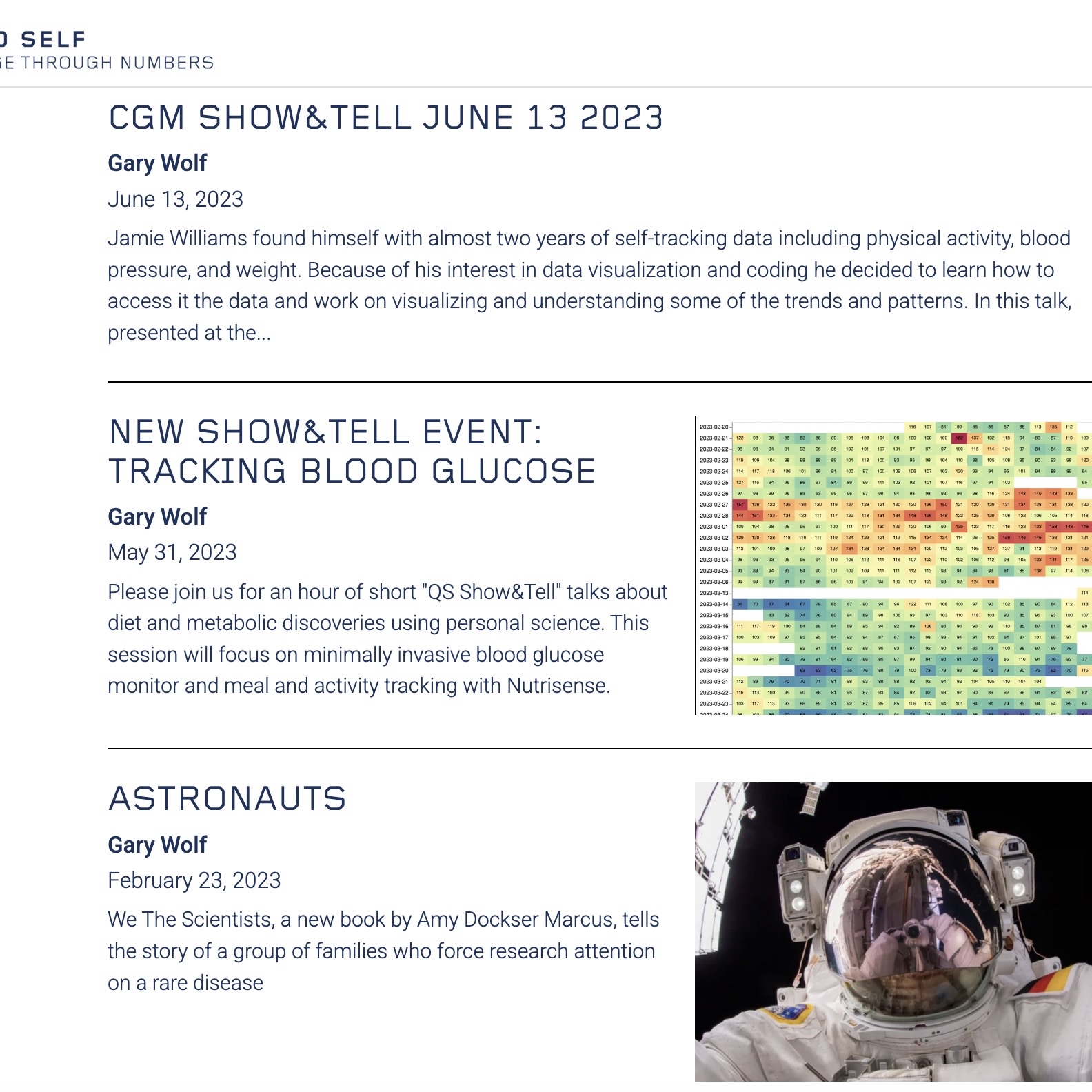 My process of exploring the website.