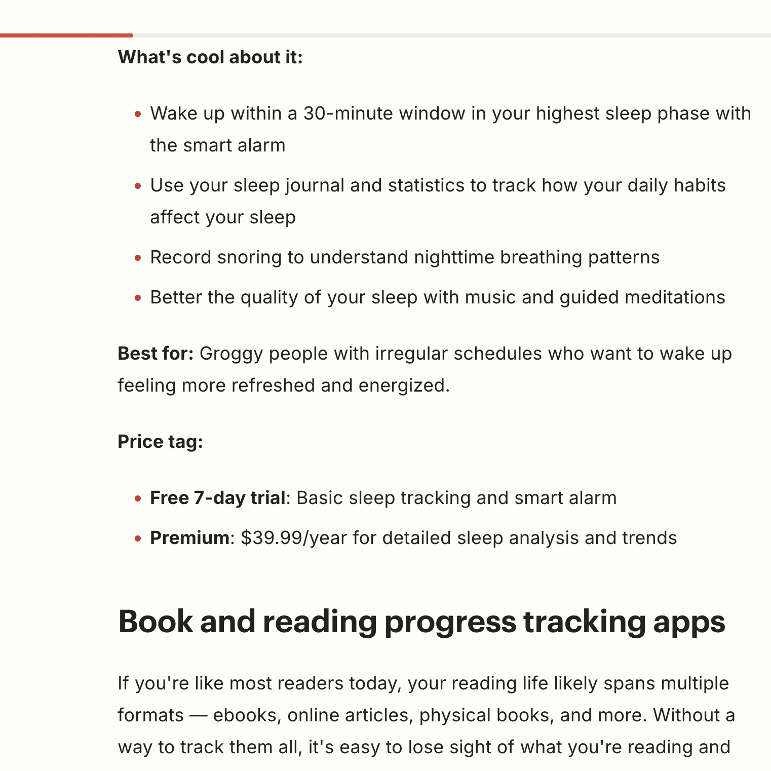 My process of exploring the website.