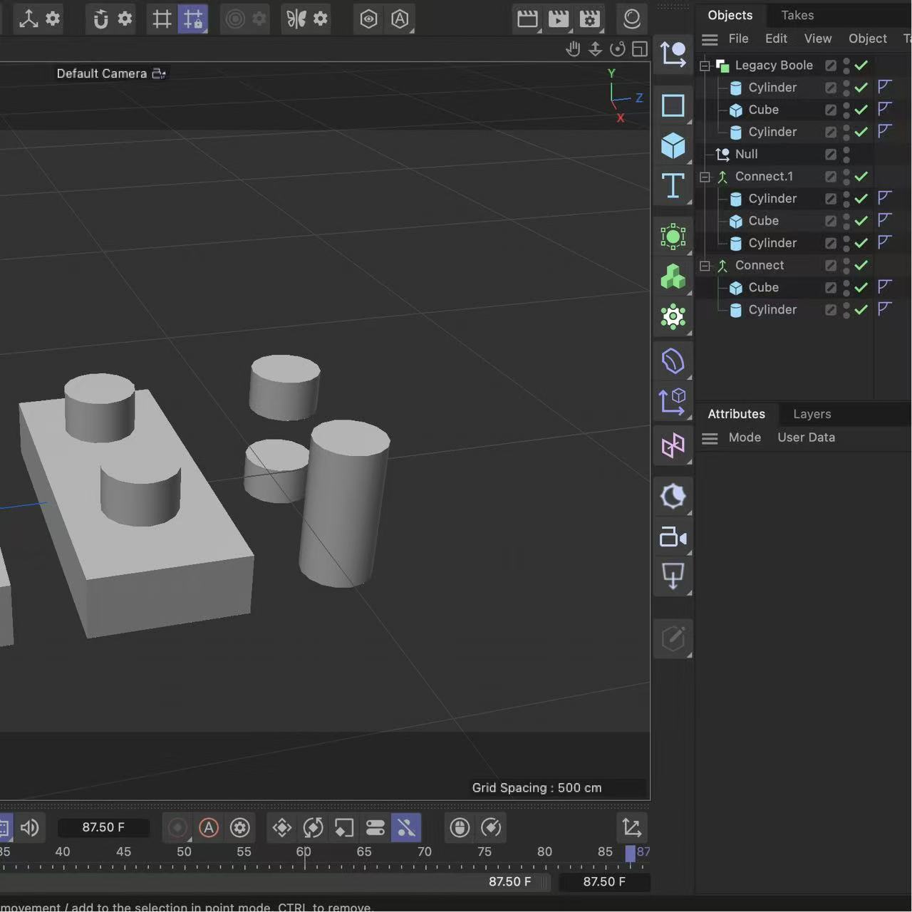 This is the process of how I learned to make holes in objects by following the introductory tutorial.